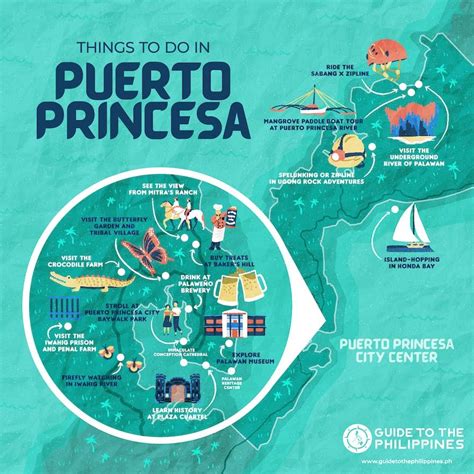 map of puerto princesa palawan|18 Best Puerto Princesa Tourist Spots: Home to the .